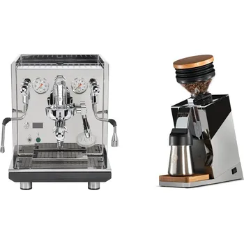 Kávovar ECM Synchronika II + Eureka Mignon Single Dose PRO, Chrome & Oak