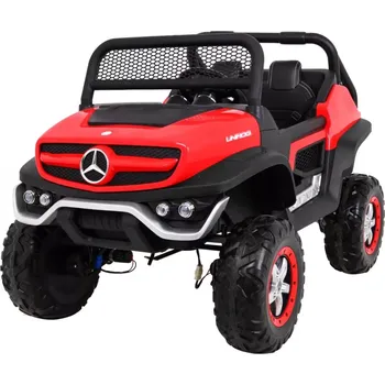 Dětské elektrovozidlo RKToys elektrické auto Mercedes Benz Unimog Big červená