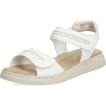 Dámská obuv Dámské sandály RIEKER V9100-80 bílá S5 43