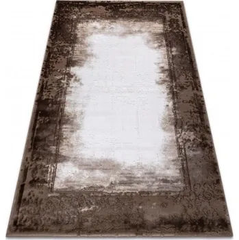 Koberec Koberec AKRYL VALENCIA 036 RAMKA sloní kost/braz