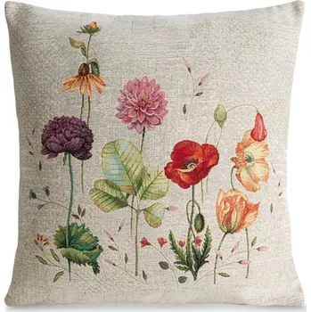 Povlečení Povlak na polštář GOB 1239 popelový / červený