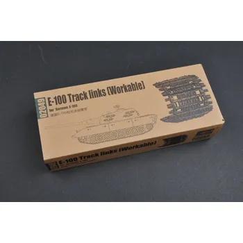 Plastikový model E-100 Track links (Workable) for German E-100 - Trumpeter 02049
