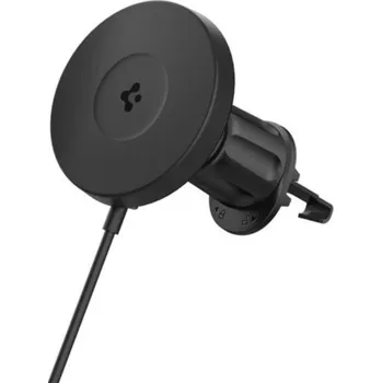 Spigen OneTap Pro 4 magnetický držák do auta do ventilační mřížky s bezdrátovým nabíjením pro iPhone - černý