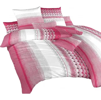 Povlečení Povlečení krep Sahara vínová 140x220, 70x90 cm