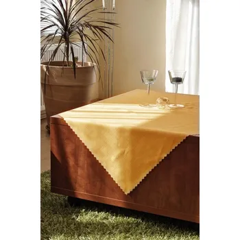 ubrus Polášek Holešov Ubrus teflon UNI žlutá 7362 100% polyester Žlutá 140x140