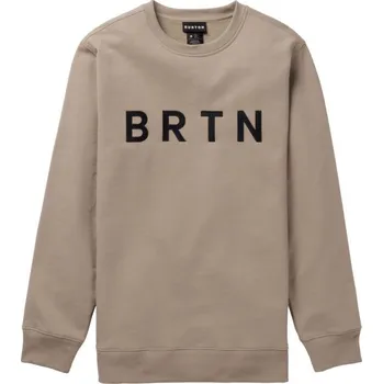 Pánská móda burton Pánská mikina brtn crew summit taupe