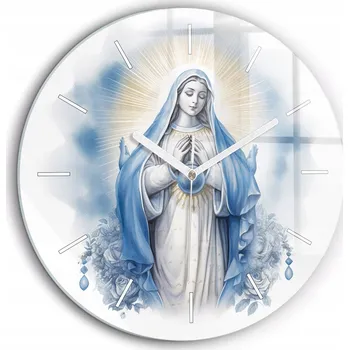 Hodiny Nástěnné hodiny SacroArte bílé 60 cm