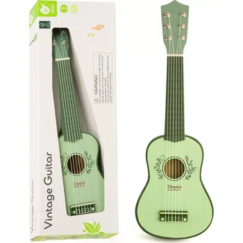 Dětské zboží Vintage dětská dřevěná kytara CLASSIC WORLD 3+