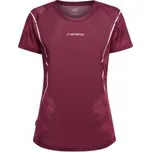 La Sportiva PACER T-SHIRT Women Redwood/Chalk červená L