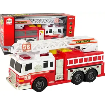 autíčko LEANToys Hasičský vůz s funkcí stříkání vody