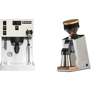 Kávovar Rancilio Silvia PRO X, white + Eureka Mignon Single Dose PRO,…