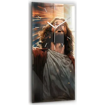 Hodiny Nástěnné hodiny SacroArte, hnědé, 30 cm