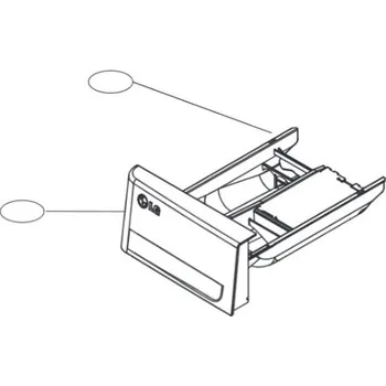 Praní a péče o prádlo AGL30047452 - Šuplík násypky pro pračku LG