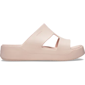 Dámské pantofle Dámské pantofle Crocs CLASSIC PLATFORM H-Strap světle růžová 36-37