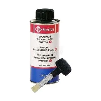 Sada na opravu pneumatiky Speciální vulkanizační roztok 250 ml + štětec - Ferdus F
