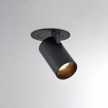 Molto Luce Otočný válcový reflektor pro nasvícení umění Elix Mini Stmívání: Nestmívatelné, Teplota chromatičnosti: 2700 Kelvinů, Barva vnější / barva vnitřní: Černá / Černá 276-0130690342756 / 30-880006