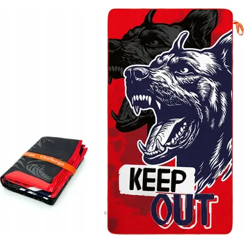 Ručník RUČNÍK Z MIKROVLÁKNA 80x150 cm CHALLENGE KOUPELNOVÝ DOBERMAN