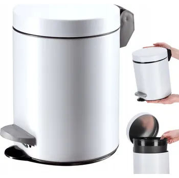 Odpadkový koš ODPADKOVÝ KOŠ 5L S PEDÁLEM, NEREZOVÝ OCEL