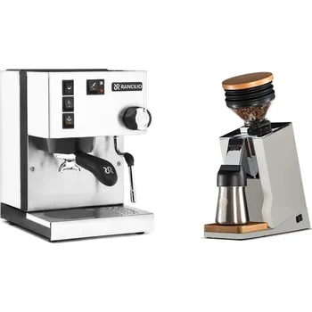 Kávovar Rancilio Silvia BC, white + Eureka Mignon Single Dose PRO,…