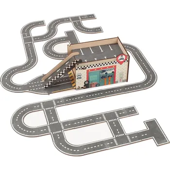 autodráha Vemkel Puzzle silnice a garáž