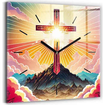 Hodiny Nástěnné hodiny SacroArte, vícebarevné, 30 cm