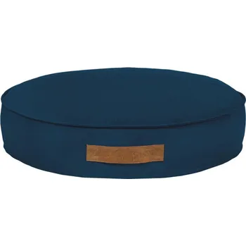 Pelíšek pro psa Kulaté lehátko pro psa granátové plyš