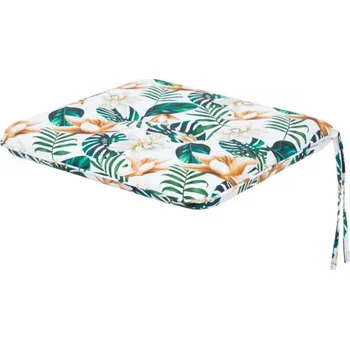 Podsedák Podsedák na zahradní židli BELLA bílé květy ekolen