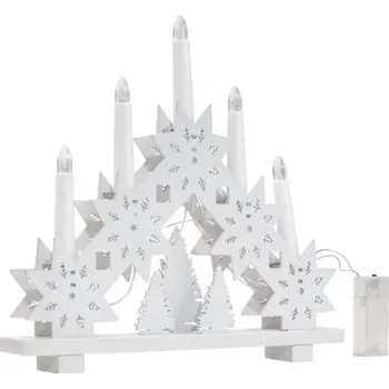 Vánoční ozdoba Vánoční dekorace LED svícen 371720