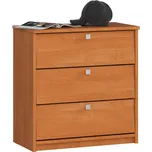 3 křídlový botník MINI 60 cm, olcha