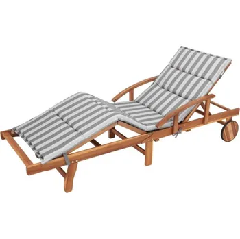 Polštář Polštář na lehátko OLIWIER popel/popelové pásy ekolen