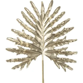 umělá květina Umělá vánoční větvička 193 šampaňské (12 ks)