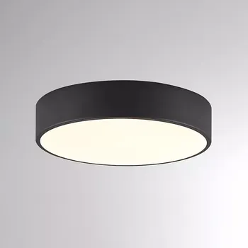 Molto Luce Přisazené válcové LED svítidlo Desco Barva: Černá, Rozměr: ø330/74 mm 341-r3319160