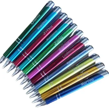 DCH Kovová propiska se jménem Černá