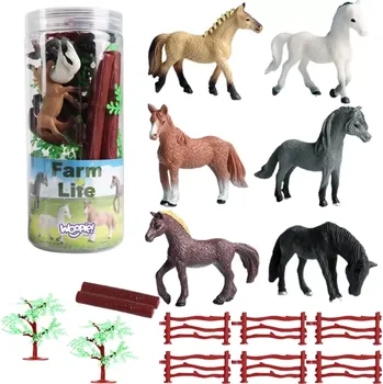 Woopie sada figurek koní, 16 ks