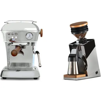 Kávovar Ascaso Dream PID, leštěný hliník + Eureka Mignon Single Dose…