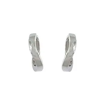 Náušnice Stříbrné náušnice kroužky 1,7cm