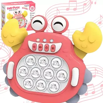 POP IT Elektronická antistresová hra Pop It krab červený