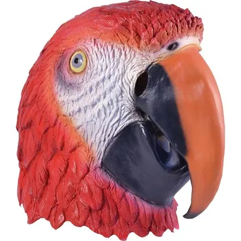 Karnevalová maska bristolPapoušek - realistická latexová maska