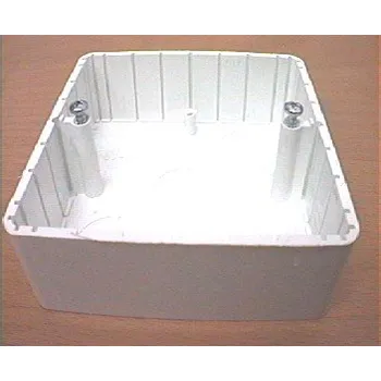 Elektroinstalační krabice Krabice LK 80x80x30 bílá zaobl