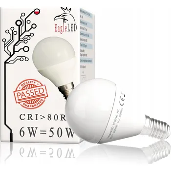 Žárovka LED žárovka E14 6W = 50W Studená bílá