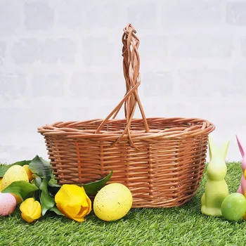 Nákupní košík Proutěný Velikonoční Košíček (Oválný/25/Trn)