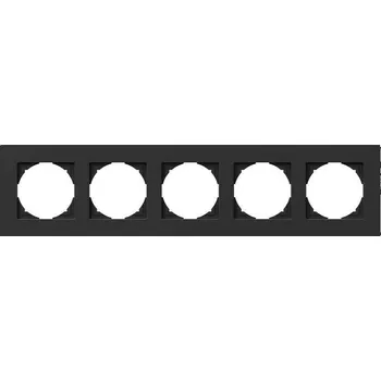 Rámeček TEM Logiq pětinásobná černá