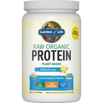 Protein Garden of Life Raw Organic Protein 660 g - vanilková příchuť