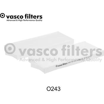 Ventilátor topení a klimatizace Filtr, vzduch v interiéru VASCO O243