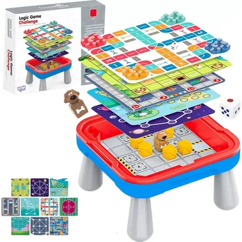 Desková hra Stolek deskových her Woopie 10 v 1