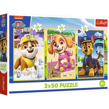 Puzzle Puzzle 3x50 Naše Pejsky Trefl