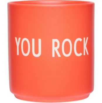 DESIGN LETTERS Porcelánový hrnek Orange You Rock 300 ml