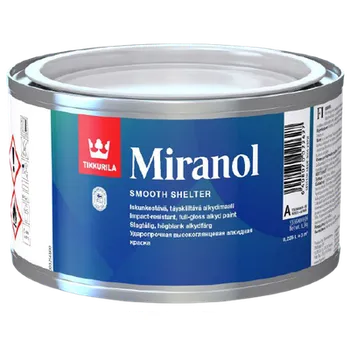 barva na zeď Tikkurila Odolná alkydová barva Miranol 0,25 L