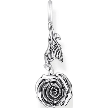 Hodinky Thomas Sabo PE981-637-21 Anhänger midnight rose silber groß Damen