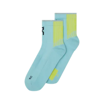 Pánské ponožky On ponožky Performance Run Sock Mid wash lime L